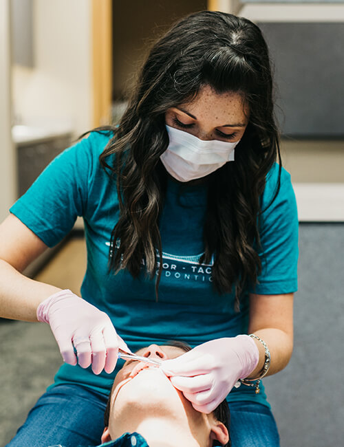 GigHarborOrthodonticStaffwithapatient Gig Harbor