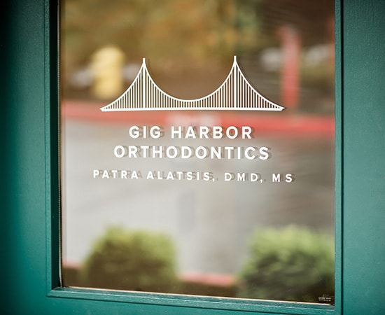 The door of Gig Harbor-Tacoma Orthodontics 